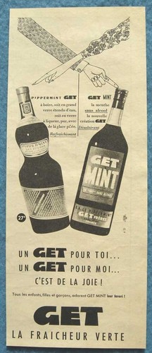 Publicité papier liqueur - publicité,