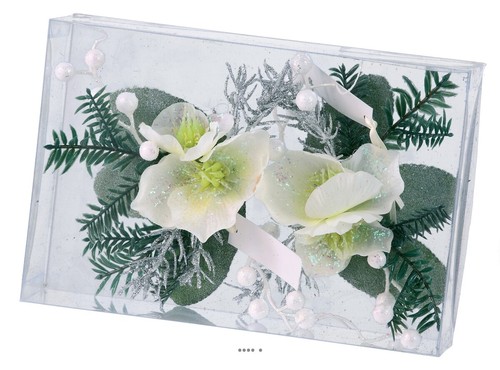 Composition sapin fleurs - composition,