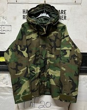 GENUINE RARE ITALIAN ARMY CSC GORETEX JACKET PARKA ECWS WOODLAND MINT !!! MEDIUM