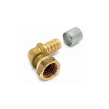 Comap P7096G - Sachet de 2 - Raccord PER à sertir coude + écrou 3/4 - 16x1,5