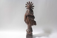 Ancienne Sculpture bois Vierge