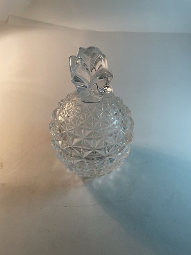 Bonbonnière ananas verre - bonbonnière, en