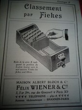 CATALOGUE CLASSEURS PAR FICHES