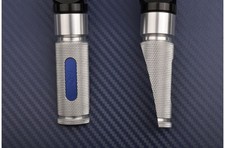 Paire Repose / Cale-Pieds Avant Pilote Alu-Bleu BUELL S2 THUNDERBOLT 1994-1998