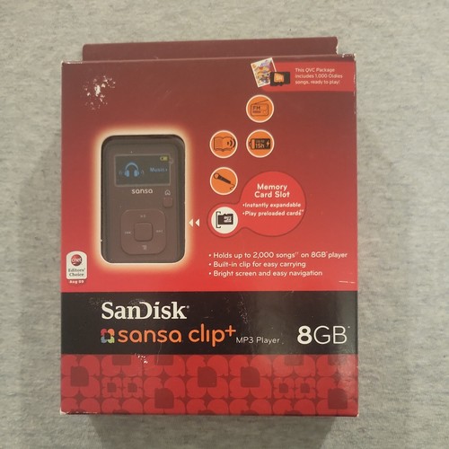Sandisk sansa clip plus 8gb - clip,