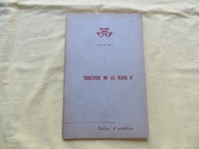 Tracteur MASSEY FERGUSON 65 Mark II - manuel utilisation et entretien