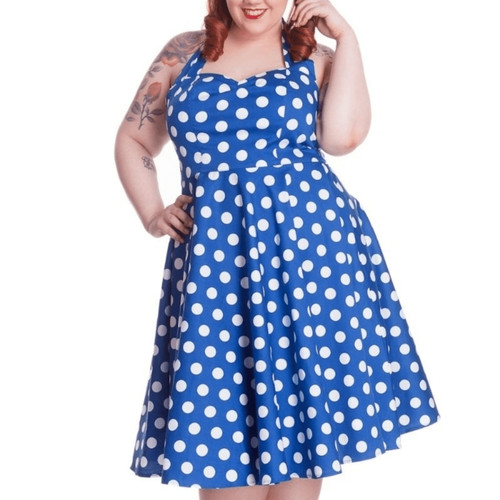 Hell bunny blue mariam - mariam, dress