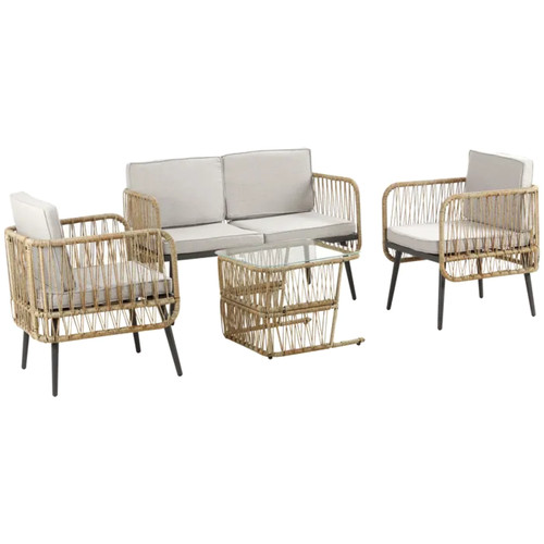 Ensemble salon jardin places - ensemble, 4