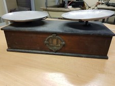 Ancienne petite balance de commerce fin XIXè-plateau alu -Maison Béranger Lyon