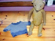 ancien ours Bâton remplis de