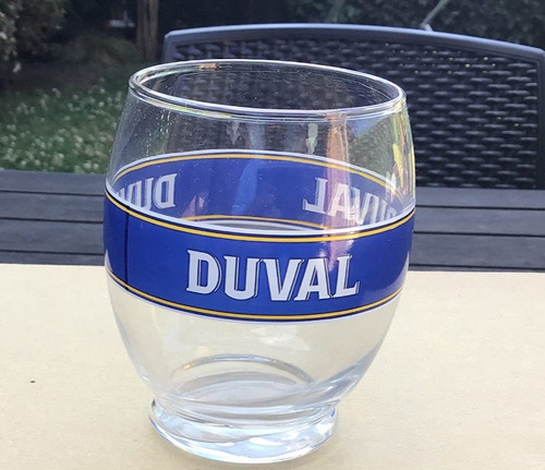 Verre pastis duval vintage - verre, à