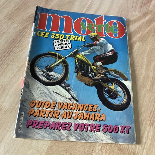 Moto verte 1980 trial - 74,