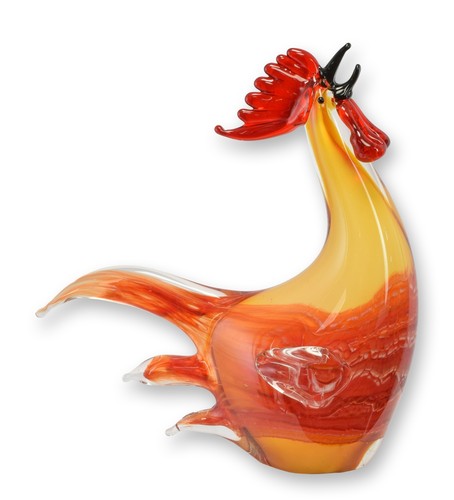 Une figurine verre - une, en