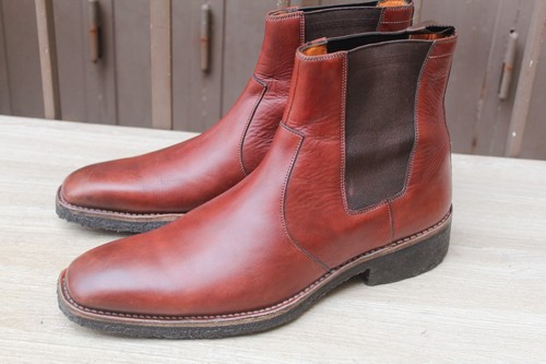 Boots santoni chelsea cuir 5 - santoni,