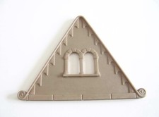 PLAYMOBIL (L3155) MOYEN-AGE - Pignon Toit Fenêtres Cintrées 3441 3447 3455 Jauni