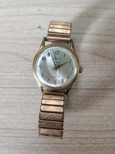 ANCIENNE MONTRE HERMA MÉCANIQUE  VINTAGE RARE SWISS WATCH Plaqué Or