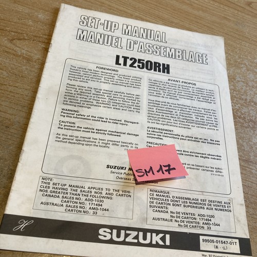 Suzuki quad lt250r 1987 - suzuki,