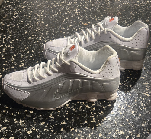 Nike shox white metallic - shox, r4
