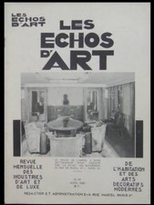 LES ECHOS D'ART n°57 1930