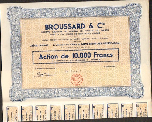Broussard cie - &,