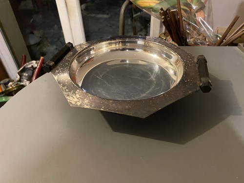 Ancien plat légumier - , octogone