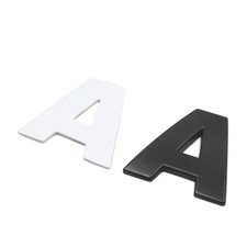 3D Métal A Lettre alphabet