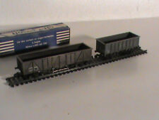 lot 2 wagons HO HORNBY 728 GRAND TOMBEREAU/708 PETIT TOMBEREAU