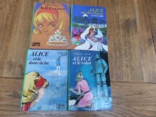 Lot 4 livres ALICE Caroline Quine  Bibliothèque Verte