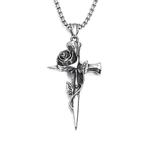 Hommes collier rose - hommes,