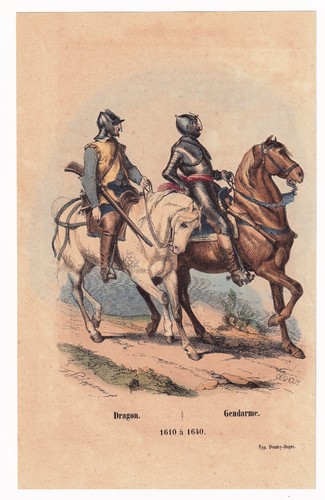 Ancien régime dragon - dragon, gendarme