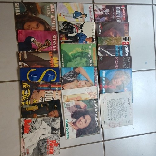 Lot vinyles 33t 45t - lot, +