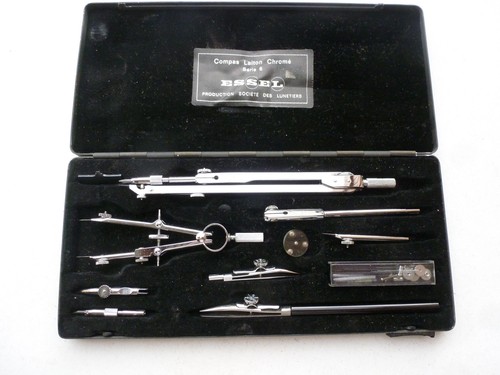 Boite compas essel laiton - de, /