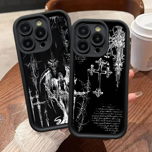 Gothic cyber sigil - gothic, phone