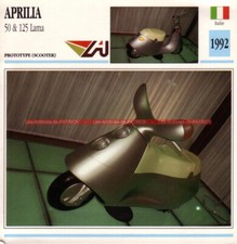 APRILIA 50 et 125 Lama Philippe STARCK 1992 : Fiche Moto #001577