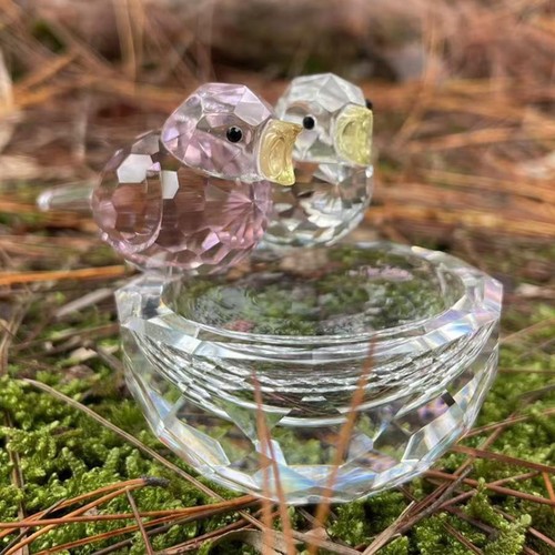 Figurines oiseaux verre - d'oiseaux,