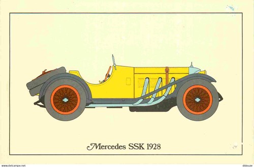 Carte postale automobiles - postale,