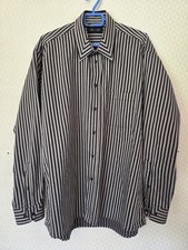 Griffe Noire Chemise Grise Et Noir Rayures  5 - 43 44 Homme