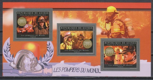 Timbres pompiers feuillet de - feuillet,