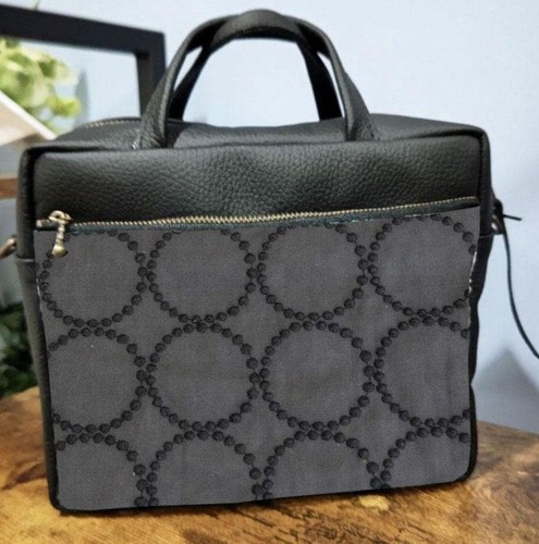 Sac gobelet cuir noir - gobelet,