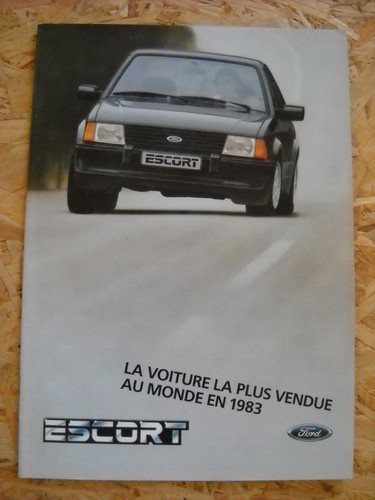 Catalogue brochure ford escort - catalogue/brochure,