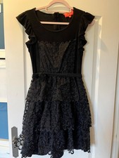 Robe noire et dentelle MANOUSH S