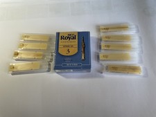 Boîte de 9 anches neuves pour saxophone soprano Rico Royal 3