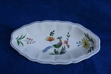 Superbe ravier GIEN oiseau de