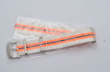 Davosa Stoff Bracelet 22Mm Vintage Tissu Sangle Blanc Très Bon État