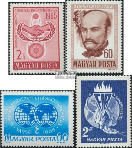 Timbres hongrie 1965 - timbres,