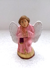 Santon terre cuite peinte : " Ange " (J. Flore)
