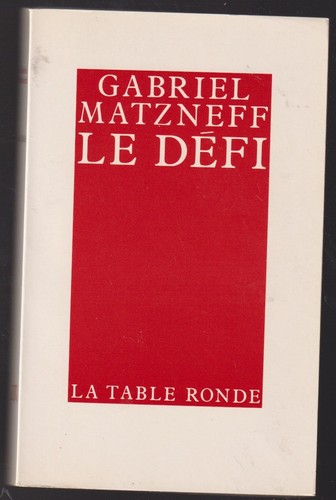 Gabriel matzneff defi la - le, defi.