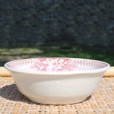 Ancien bol / à savon / à raser faïence de U & C Sarreguemines modèle Jardinière