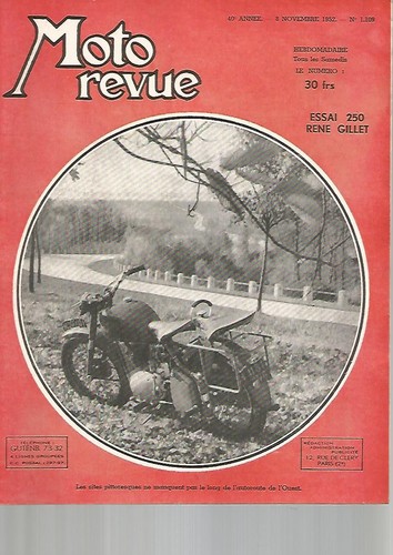 Moto revue 109 - moto, 250