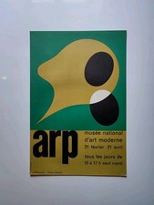 Jean Arp Affiche Exposition 1983 Musée National D'art Moderne Exhibition Poster